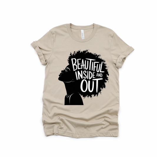 My Black is Beautiful Inside & Out Women’s T-shirt