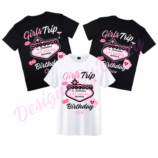 Las Vegas Take over Birthday Squad Custom T-shirts