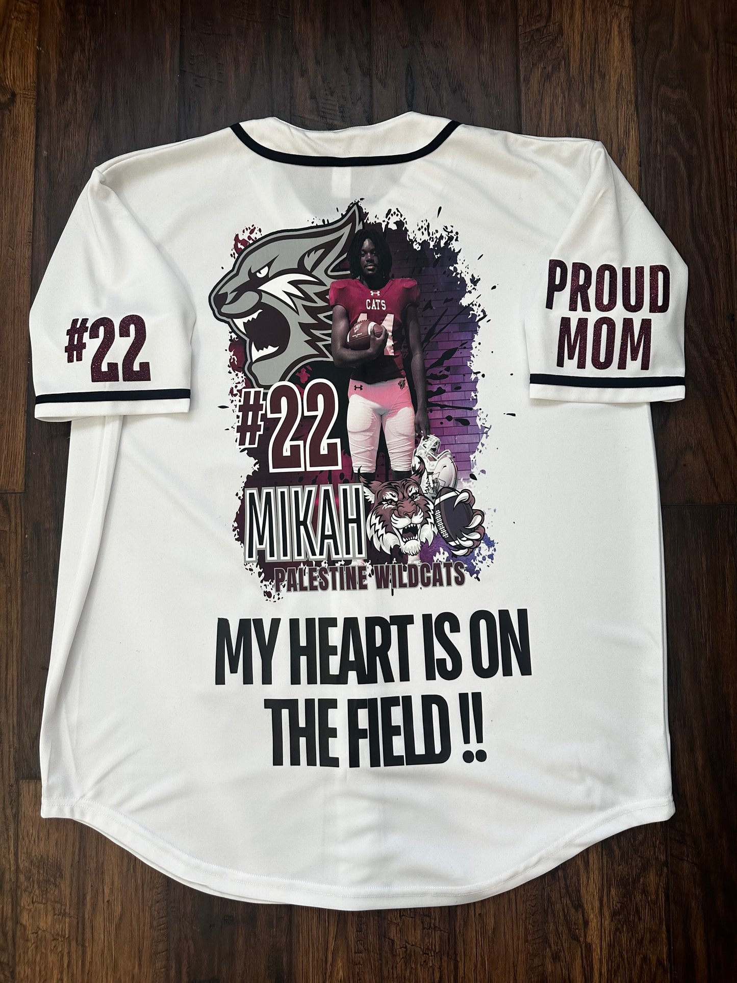 Custom “Sports Mom” Baseball Jersey