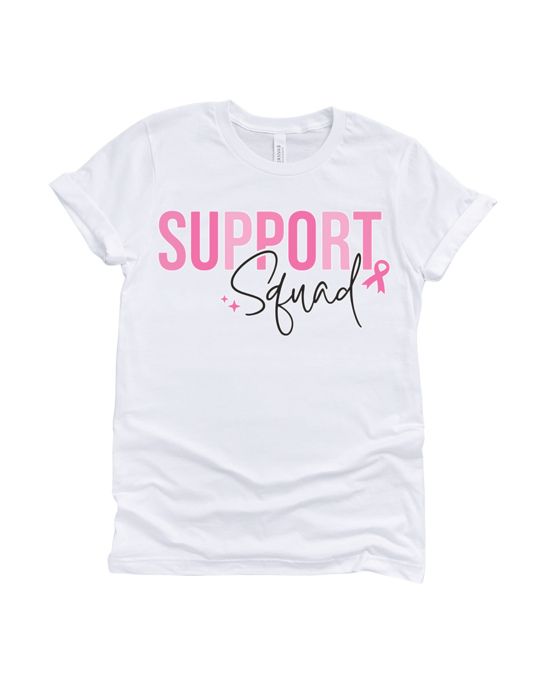 Support Squad Breast Cancer Awareness Unisex T-shirt