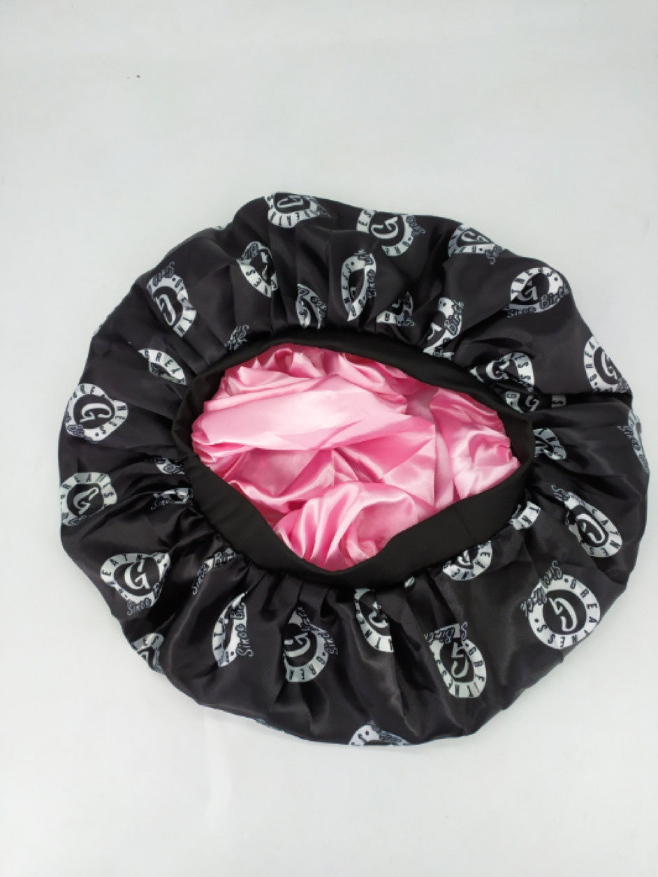 GSB Logo Satin Hair Bonnet