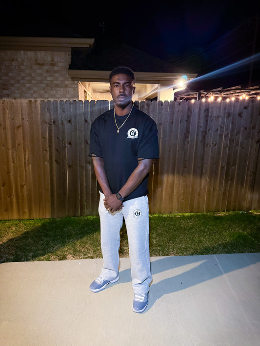 OTMG Heavyweight Distressed Crop T-shirt