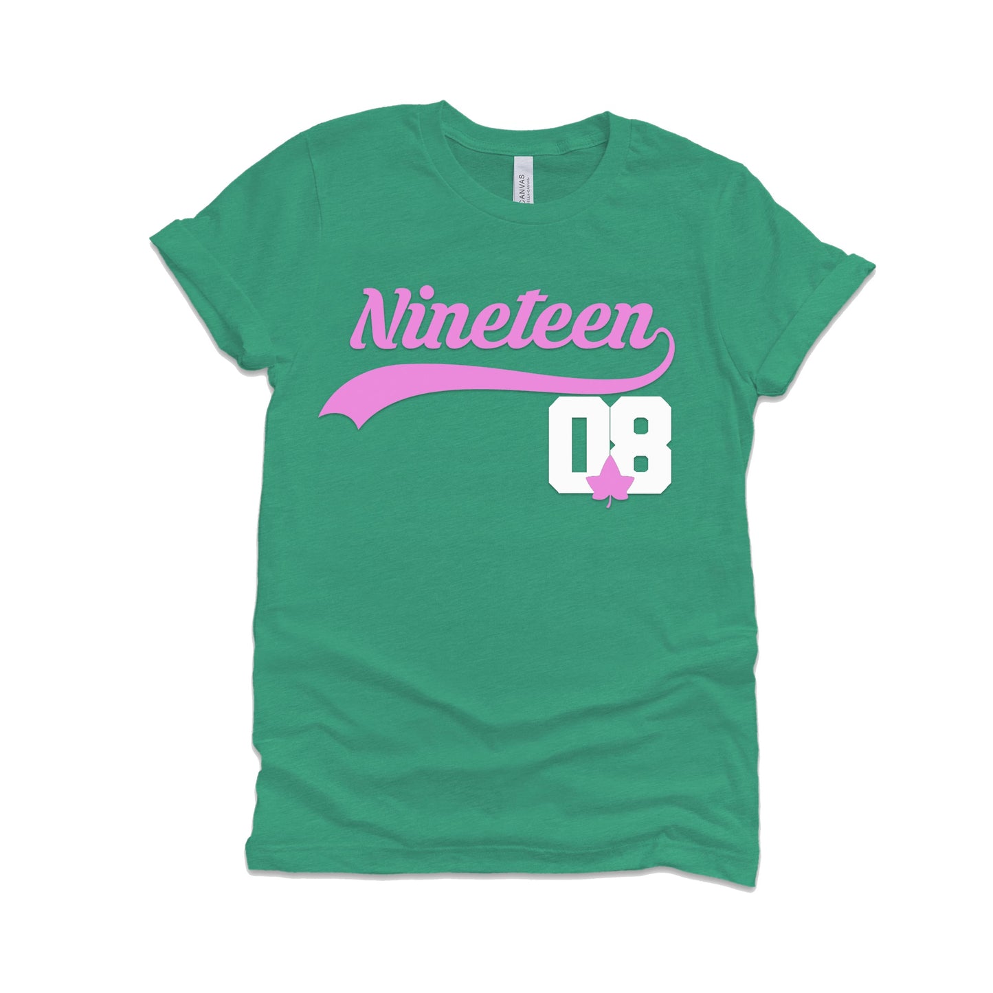 1908 AKA Pink & Green HBCU Crewneck T-shirt