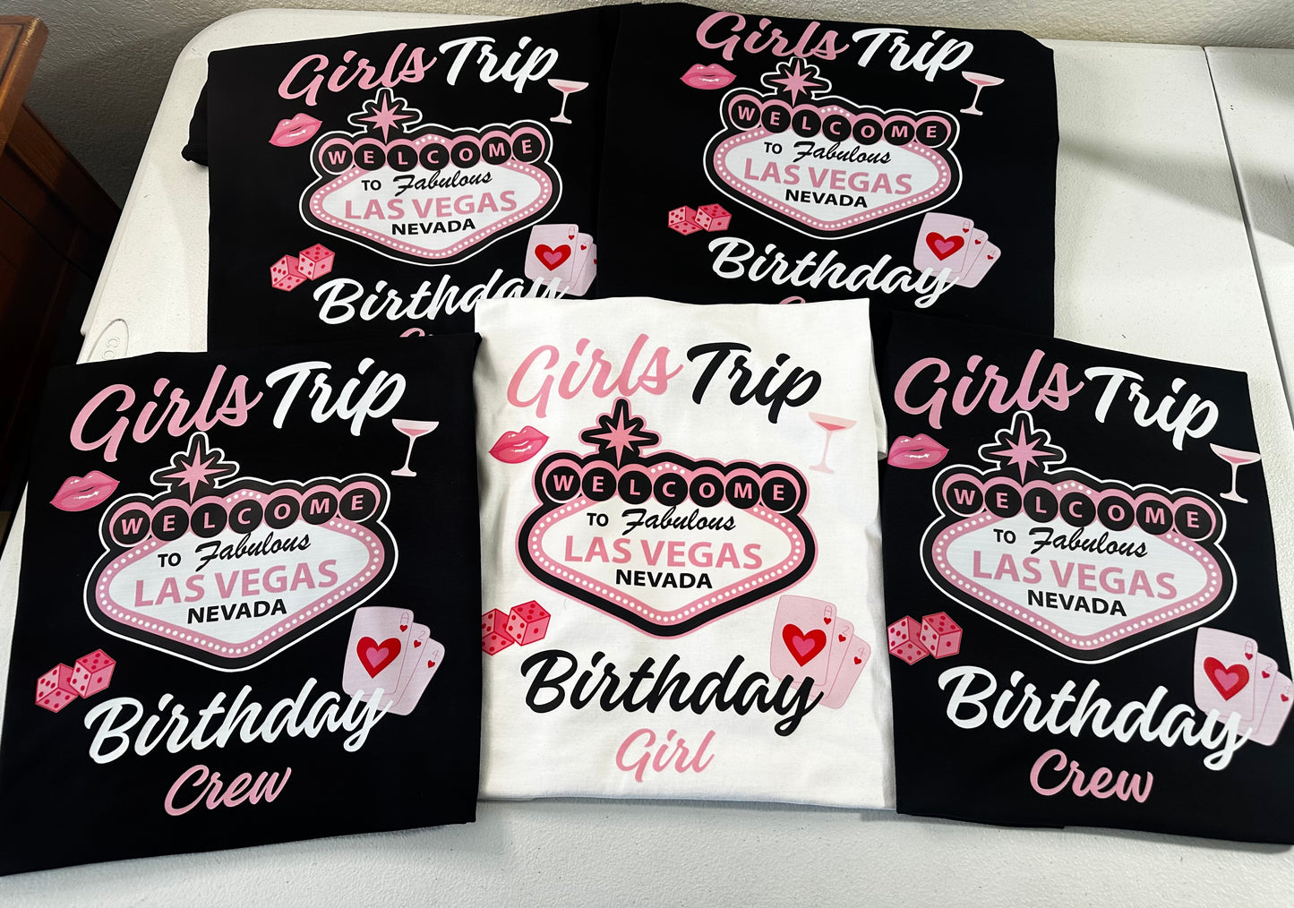 Las Vegas Take over Birthday Squad Custom T-shirts