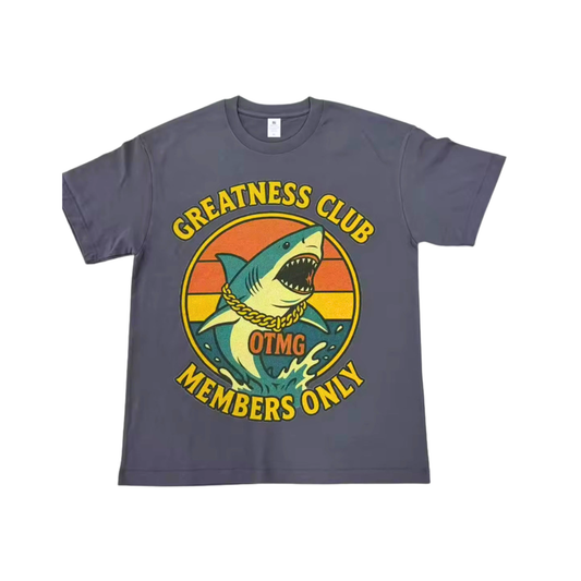Greatness Club “Members Only” Slim Fit Graphic Tee