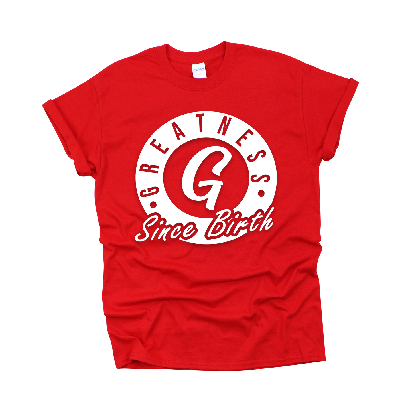 Red GREATNESS T-shirt - OTMG Apparel & Customs