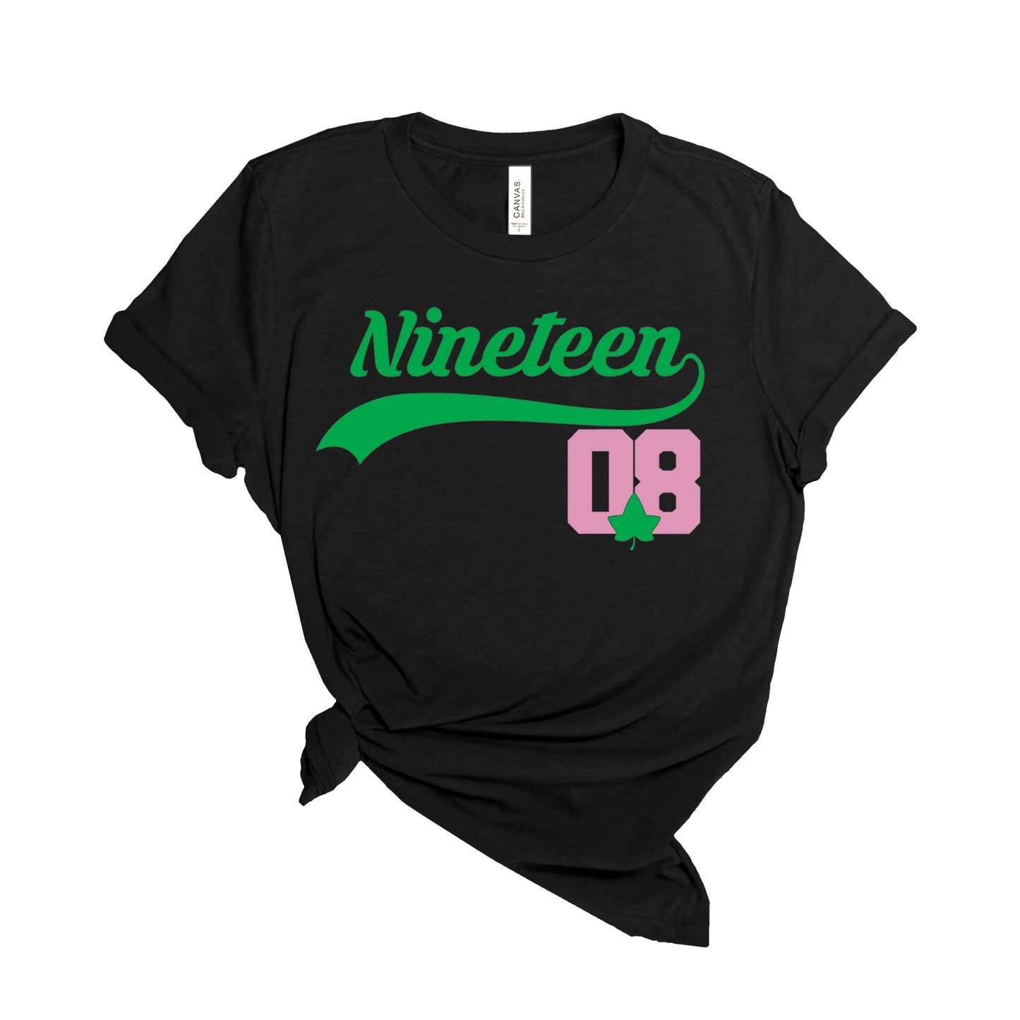 1908 AKA Pink & Green HBCU Crewneck T-shirt